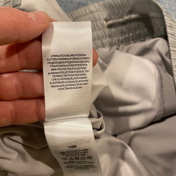 RLX Ralph Lauren Mens 2-in-1 Running Shorts Grey XXL Compression Athletic Gym - Picture 12 of 13